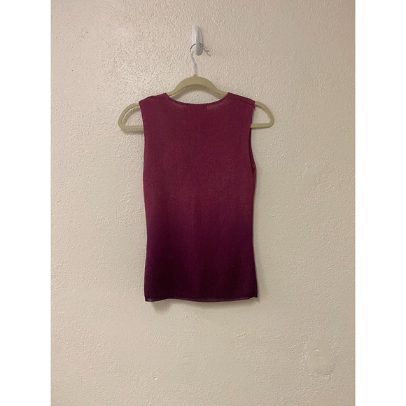 Revolve MLM the label pink ombre purple sleeveless glitter top size M - Picture 4 of 6